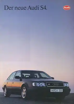 Audi S 4 C 4 Prospekt 7.1991