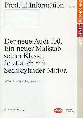Audi 100 C 4 Produkt Information 10.1990