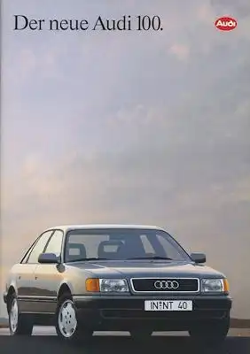 Audi 100 C 4 Prospekt 12.1990
