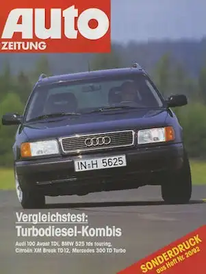 Audi 100 / Avant TDI C 4 Test 10.1992
