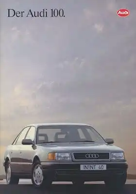 Audi 100 C 4 Prospekt 7.1992