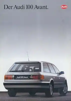 Audi 100 Avant C 4 Prospekt 7.1991