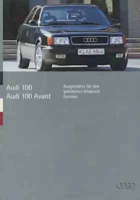Audi 100 / Avant C 4 Prospekt 1.1994