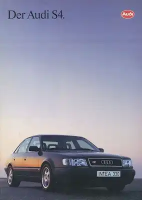 Audi S 4 C 4 Prospekt 1.1992