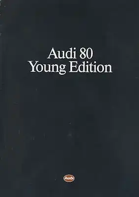 Audi 80 B 3 Young Edition Prospekt 2.1990