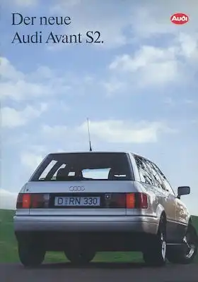 Audi 80 S 2 B 4 Prospekt 1.1993