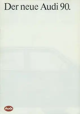 Audi 90 B 2 Prospekt 1.1985