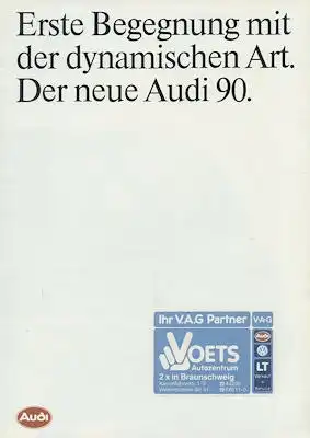 Audi 90 B 2 Prospekt 9.1984