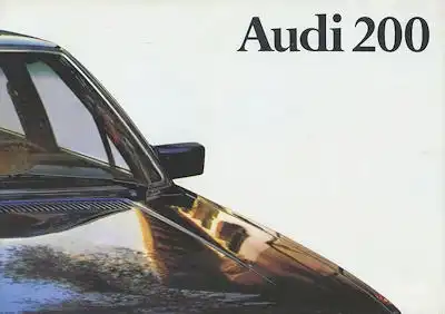 Audi 200 C 2 Prospekt 8.1979