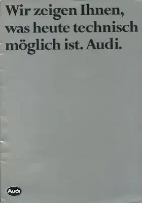 Audi Programm 10.1982