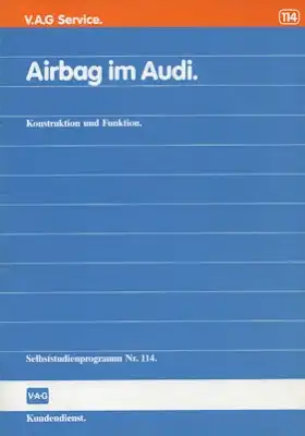 Audi Airbag Reparaturanleitung 4.1989