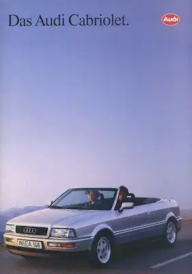Audi Cabriolet Prospekt 7.1991