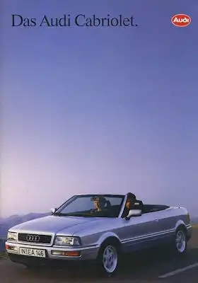 Audi Cabriolet Prospekt 7.1992