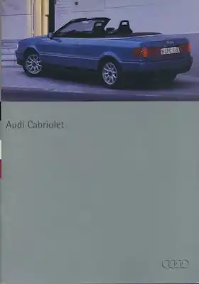 Audi Cabriolet Prospekt 1.1994