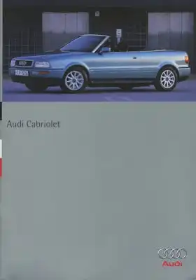 Audi Cabriolet Prospekt 3.1995