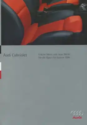 Audi Cabriolet Ausstattungs-Prospekt 1.1995