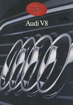 Audi V 8 Prospekt 6.1990