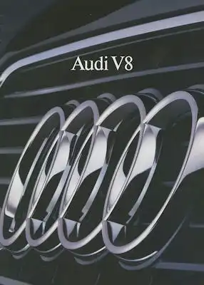 Audi V 8 Prospekt 1.1990