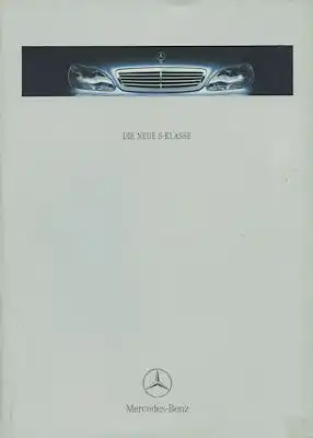 Mercedes-Benz S Klasse Prospekt 9.1998