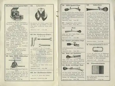 DKW Spezial Zubehör Katalog Nr. 4 1920er Jahre