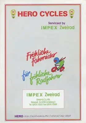 Hero / India Fahrrad Programm ca. 1990