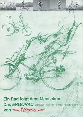 Utopia Ergorad Fahrrad Prospekt 1988