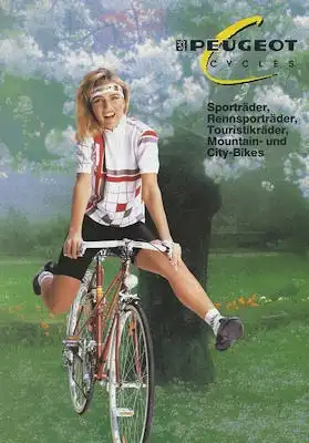 Peugeot Fahrrad Prospekt 4.1988