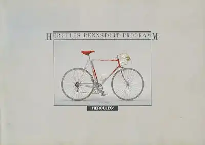 Hercules Fahrrad Rennsport Programm 1986