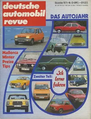 Deutsche Automobil Revue 1974 Dezember