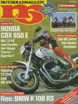 MO Motorrad-Magazin 1983 Heft 11
