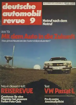 Deutsche Automobil Revue 1973 September