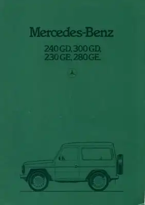 Mercedes-Benz G Prospekt 8.1983
