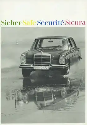 Mercedes-Benz Sicherheit Prospekt 1.1967