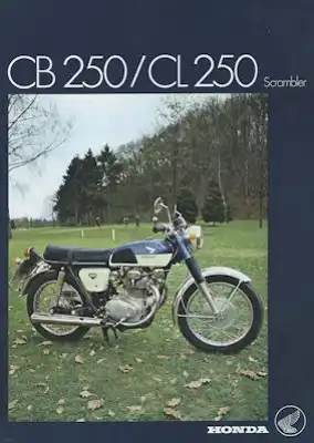 Honda CB 250 / CL 250 Prospekt ca. 1970