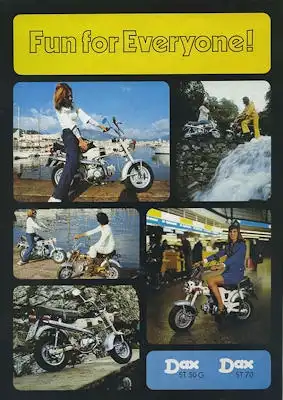 Honda Dax ST 50 G + ST 70 Prospekt ca. 1972