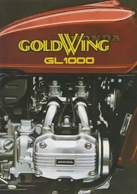 Honda Gold Wing GL 1000 Prospekt ca. 1976