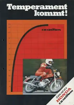 Honda CB 125 Twin Prospekt ca. 1978