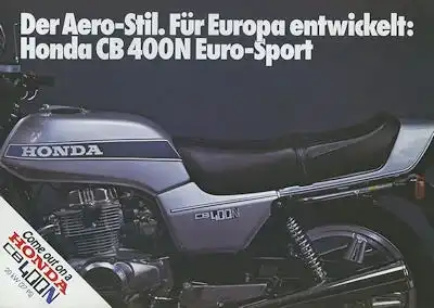 Honda CB 400 N Prospekt ca. 1978