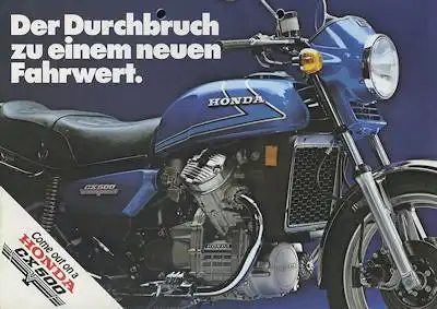 Honda CX 500 Prospekt ca. 1978