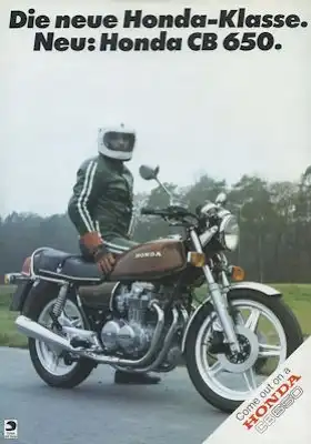 Honda CB 650 Prospekt ca. 1978
