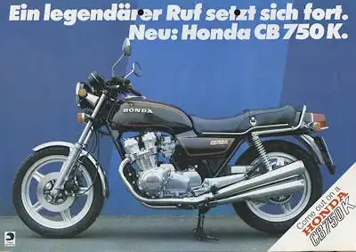 Honda CB 750 K Prospekt ca. 1978