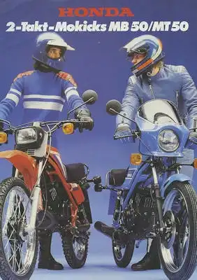 Honda MB 50 MT 50 Prospekt ca. 1979