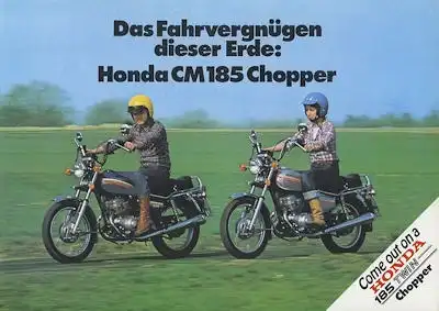 Honda CM 185 Prospekt ca. 1979