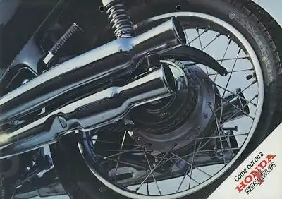 Honda CB 500 Four Prospekt ca. 1974