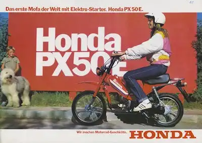 Honda PX 50 E Prospekt 1981