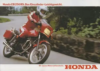 Honda CB 250 RS Prospekt 1981