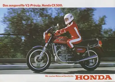 Honda CX 500 Prospekt 1981
