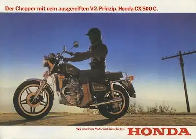 Honda CX 500 C Prospekt 1981