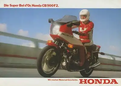 Honda CB 900 F2 Prospekt 1981