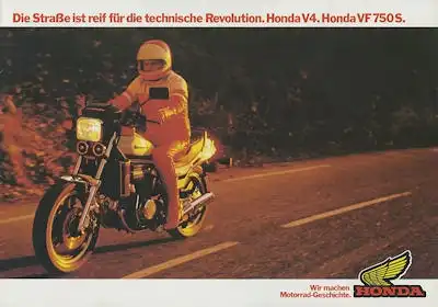 Honda VF 750 S Prospekt 1982